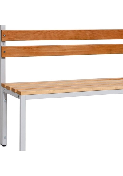 Ayakkabılıksız 4 Ayaklı Tek Taraflı Bank, Kanca Şeritli Bank, 5 Kanca, 100x43x170 Cm, Spor Bankı