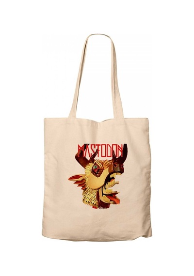 Mastodon The Hunter Krem Kanvas Bez Çanta