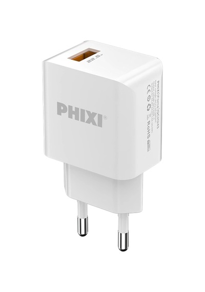 Phixi QCH243M Force Akım Korumalı 3.0a Micro Usb Kablolu Şarj Cihazı