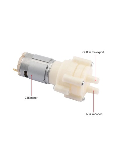 Hobimekatronik Dc 6-12V Mini Su Pompası R385 Akvaryum Sera