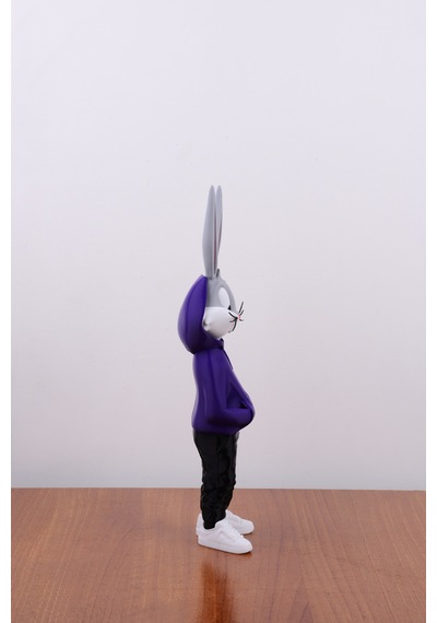 Bugs Bunny Figürü - Özel Tasarım 36 Cm Mor - 693906715