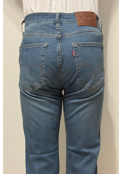 Hacker Denim Dmctekstil Erkek Yeşil 1020 Yüksek Bel Rahat Kesim Boru Paça Jean Pantolon