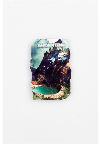 Arjantin Krater Gölü Fresco Magnet