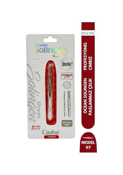 Ocean Solingen Cımbız Rose Altın Düz Ağız Asu-97