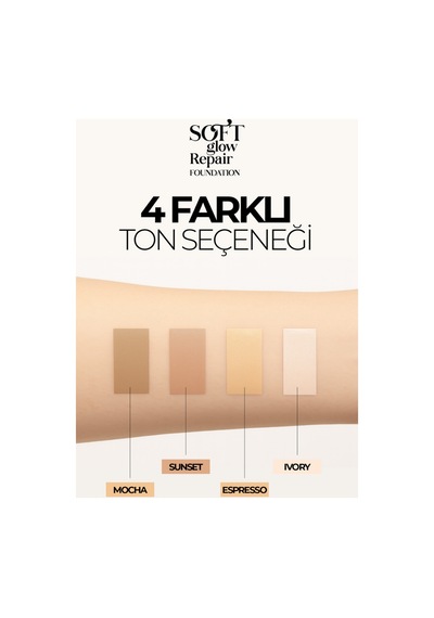 Newwell Ivory Soft Glow Repair Foundation Yumuşak Işıltılı Onarıcı Fondöten 30 Ml 001 C