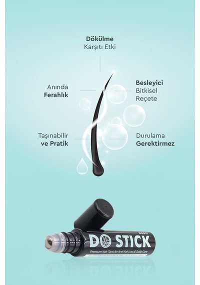 Do Stick Boost - Do Hair Boost Grow On Essence Hair Revial Serum 10ml - Saç Çıkarıcı Roll Up Serum 4'lü 2 Aylık Paket
