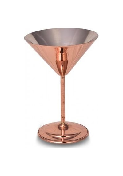 Turna Bakır Martini Kadeh Düz 250 ML Kırmızı Turna0459-1