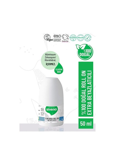 %100 Doğal Roll-on Beyazlatıcı 4 Adet