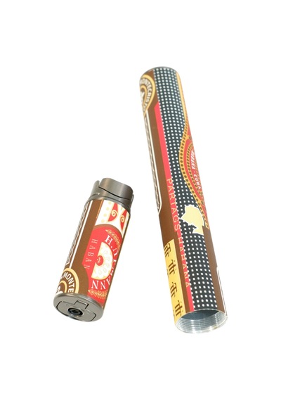Cohiba Habanos Özel Üretim Metal Puro Tüpü & Tek Torch Pürmüz Puro Çakmağı