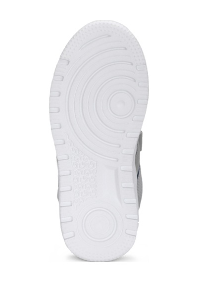 Slazenger Fıora Unisex Çocuk Cırt Cırtlı Gri / Saks Mavi Günlük Spor Ayakkabısı