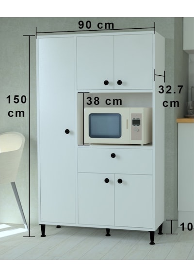 Mobilique Bergama 90 CM Kiler Dolabı