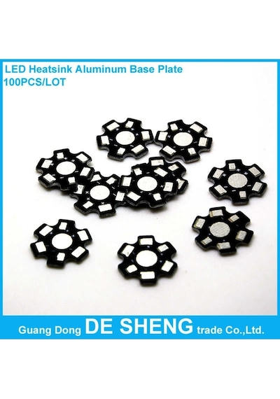 5 Adet 1w 3w Power Led Sogutucu Alüminyum Taban Plaka