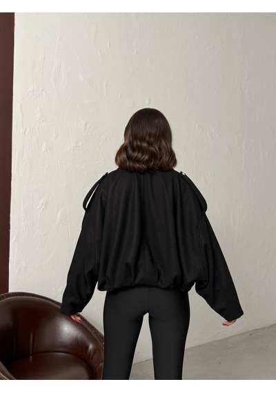 Verymoda Kaşe Mont F2047 Siyah