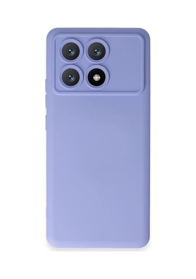 Magicool Xiaomi Poco X6 Pro Kılıf Nano İçi Kadife Silikon - Lila