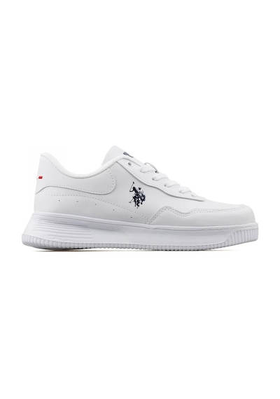 U.S. Polo Assn. U S Polo Assn Abe 3fx Hafif Taban Bağcıklı Unisex Sneaker Beyaz