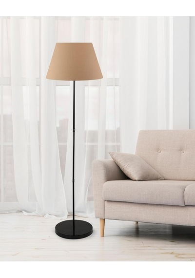 Bohhem Pu Metal Ayaklı Lambader Kahve Aag-2048 Nocolor-9f60ca6a