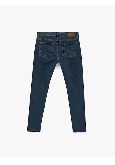 Koton Normal Bel Pamuklu Skinny Jean Pantolon - Michael Jean İndigo Stone 6sam40060nd İndigo - Taş Koton Normal Bel Pamuklu Skinny Jean Pantolon - Michael Jean İndigo Stone 6sam40060nd İndigo - Taş