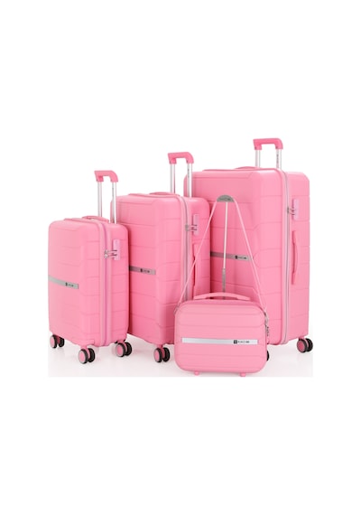 Mçs Polipropilen 4lü Valiz Seti V366 S21sy1000048-set 00020 Pembe