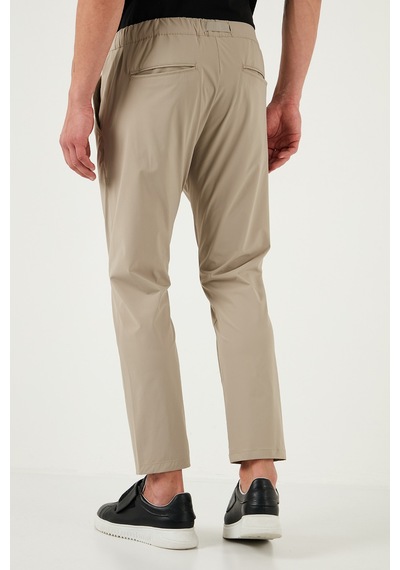 Buratti Slim Fit Lastikli Bel Boru Paça Kemer Detaylı Erkek Pantolon 5543S86Jmilano Bej