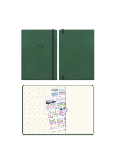 A5 Bullet Journal Noktalı Defter 140 Gr. 80 Yaprak Forest