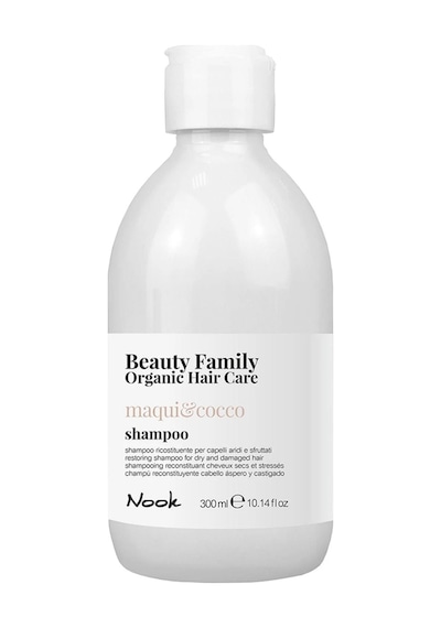 Nook Beauty Family Kuru Yıpranmış Saçlara Maqui Hindistan Cevizi Özlü Nemlendirici Onarıcı Şampuan 300ml