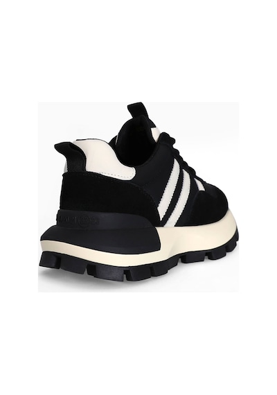 Lufian 122230053 Tatum Kadın Hakiki Deri Klasik Sneaker Siyah Siyah