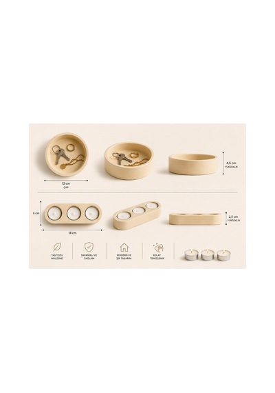 Taş Tozu Dekoratif Organizer Ve 3'lü Tealight Mumluk Seti Takılık, Anahtarlık, Ev Dekoru 3 Adet Tealight Mum Hediyeli Sarı - 902046077 Sarı - 902046077 Taş Tozu Dekoratif Organizer Ve 3'lü Tealight Mumluk Seti Takılık, Anahtarlık, Ev Dekoru 3 Adet Tealight Mum Hediyeli Sarı - 902046077 Sarı - 902046077