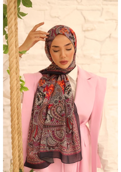 Silk Home Nariya Şal 90001-37 Fuşya