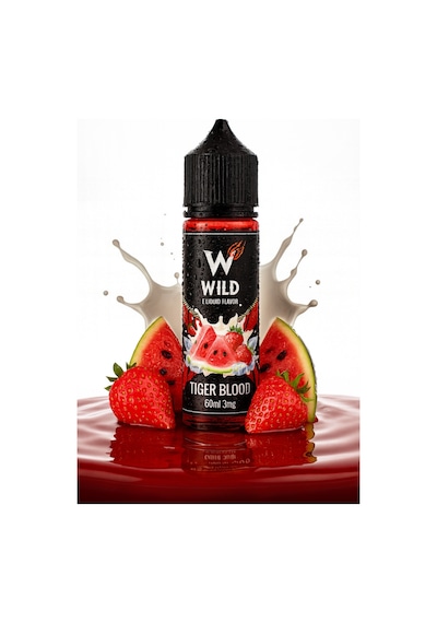 Tigers Blood - Premium Aroma 60ml - Karpuz, Çilek - Likit Tatlandırıcı