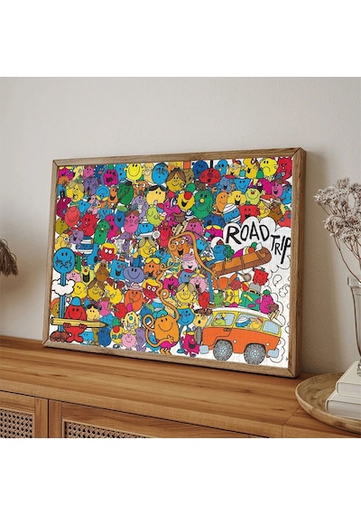 14452 Puzzle 1000 Mr Men Lisanslı 1000 Parça Yetişkin Puzzle