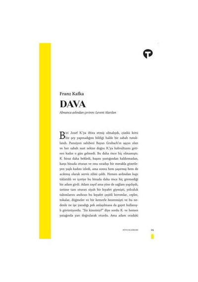 Dava - Franz Kafka - Turkuvaz