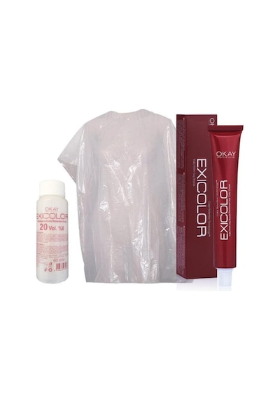 Saç Boyası Tüp 60 Ml - 7.44 Kumral Yoğun Bakır + 20 Volüm Peroksit + Boya Naylonu