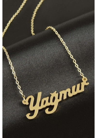 Yağmur İsimli Kolye -sarı N145 altın