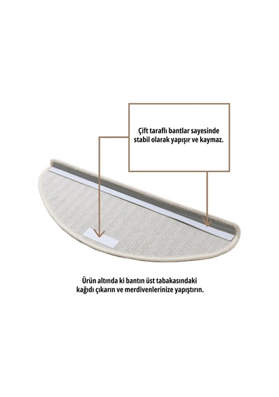 Stepmat Bukle Halıdan Basamak Ve Merdiven Paspası (542973384)