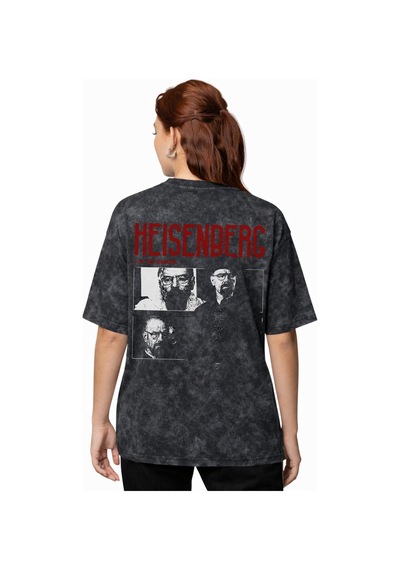 Tasarım Efsane Dizi Breaking Bad Walter White Sırt Baskılı Unisex Siyah