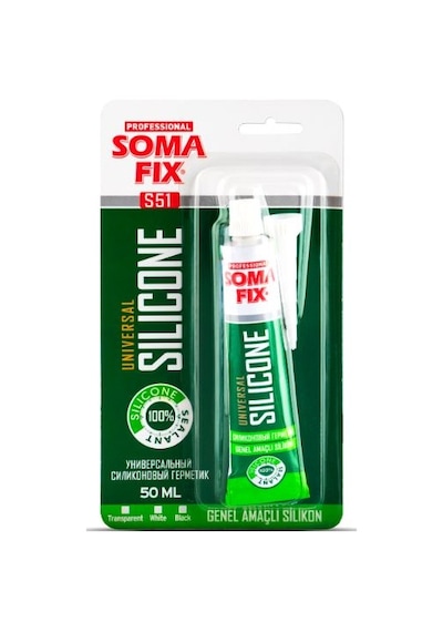 Soma Fıx S51 Genel Amaçlı Silikon 50 Ml - Beyaz