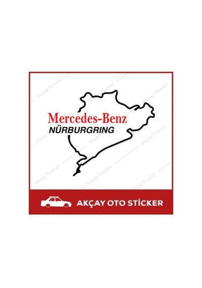 Her Araca Uygun Nürburgring Sticker Nürburgring Oto Sticker (250431017)