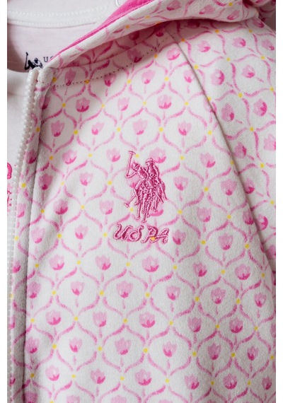 U.s. Polo Assn. Kız Bebek Pembe 3lü Takım Usb3021-c-v1 Pembe