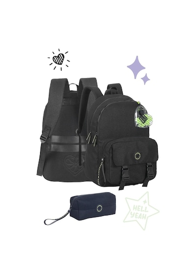 Mıss Lemonade Backpack Emo Black Sırt Çantası 65659 Siyah