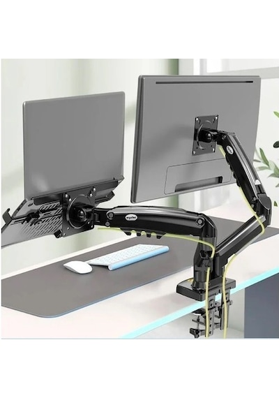 Ergoflex NB F160 FP  Amortisörlü 17"-27" Monitör Tutucu ve 10"-17" Laptop Standı