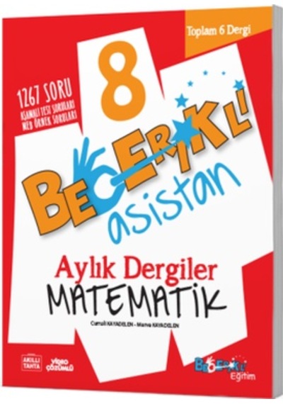 Becerikli Asistan 8. Sınıf Matematik Aylık Dergiler Seti