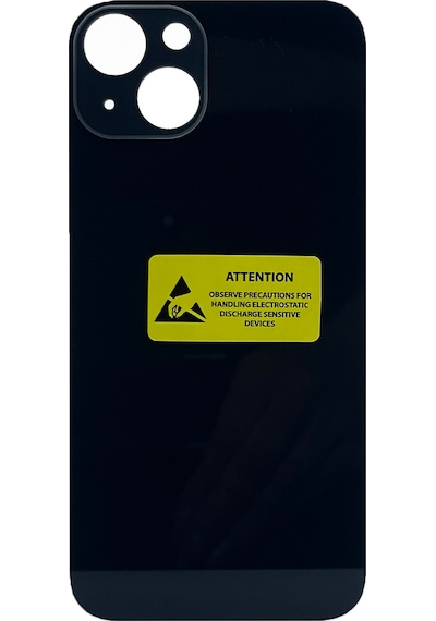 Teknonet Apple Uyumlu iPhone 13 Geniş Kamera Camlı Batarya Kapağı - Beyaz Beyaz