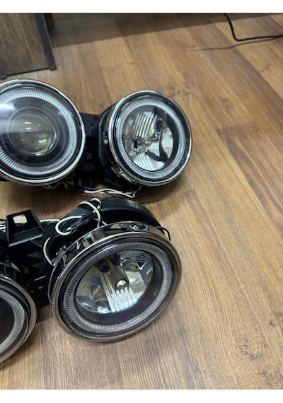Bmw E30 Far Lambası Sağ-sol Set Kristal Siyah 1998-1991