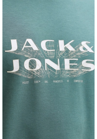 Jack & Jones Erkek T Shirt 12289880 Petrol