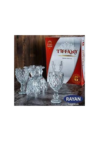 Hubrendy Tedarik Tiffany 6'lı Lüx Ayaklı Bardak Royaleks-82628 1