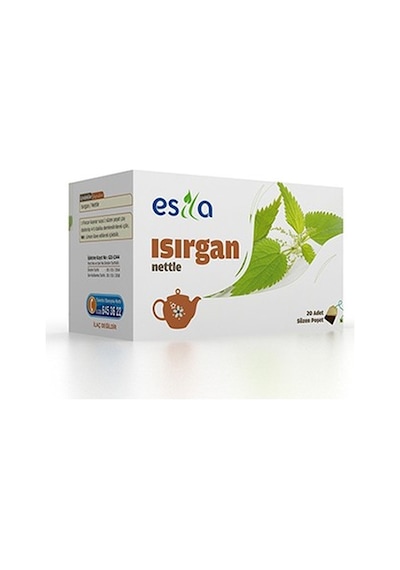 Esila Isırgan Bitki Süzen Poşet Çay 20 x 2 G