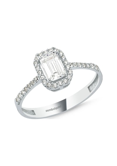 Baget Beyaz Altın Tektaş Yüzük 0.80 Karat 399604200