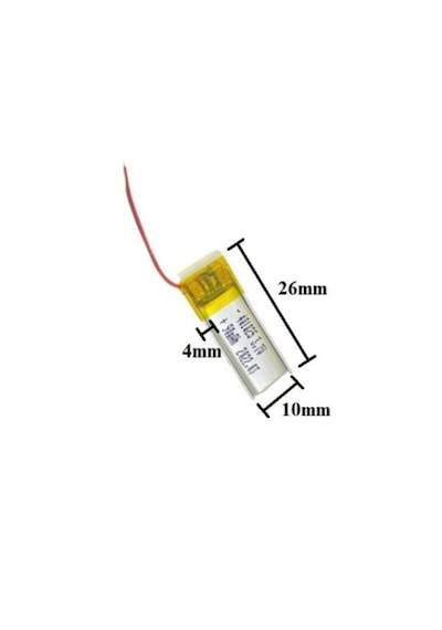 Lipo Polimer 401025 3.7v 90mah Lityum Polimer Pil