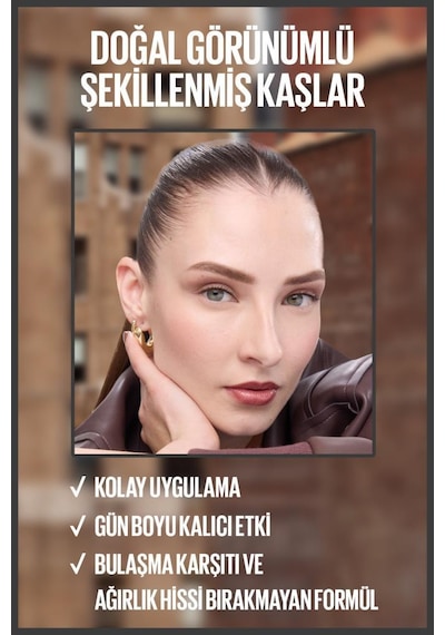 Maybelline Ny Quick Shaper Kaş Şekillendirici Kalem - 04 Medium Brown 3600531718329-11119 04