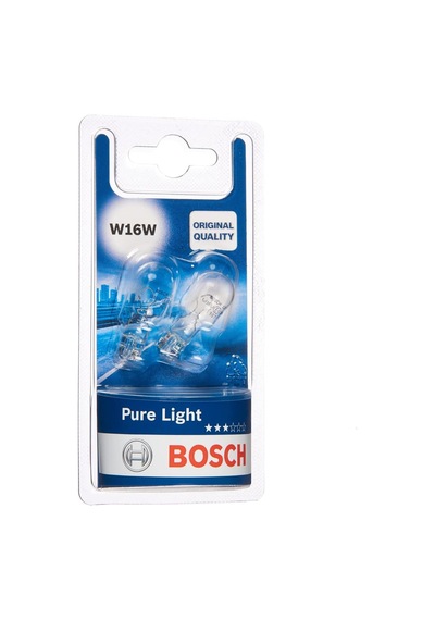 W16w 955 Pure Light Araba Ampulü - 12 V 16 W W2,1x9,5d - 2 Ampul